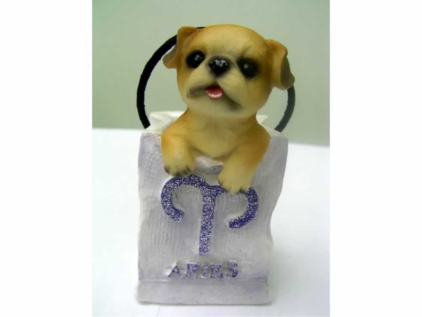 12 Zodiac Aries 2.5" Pen Holder