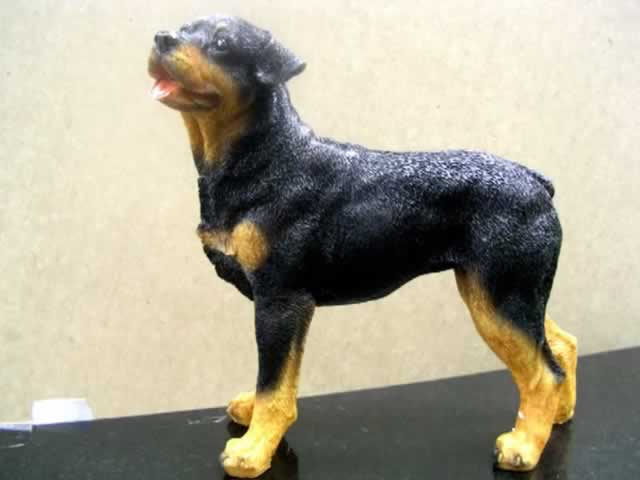 8" Rotteiler Dog Resin Figurine