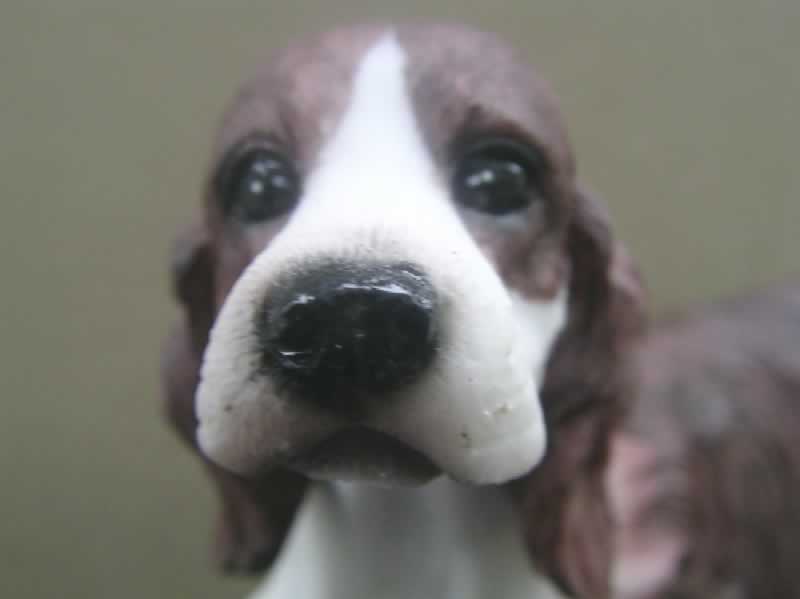 8" English Setter Dog Resin Figurine