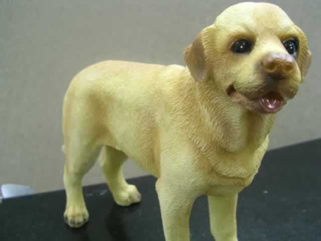 8" Labrador Dog Resin Figurine