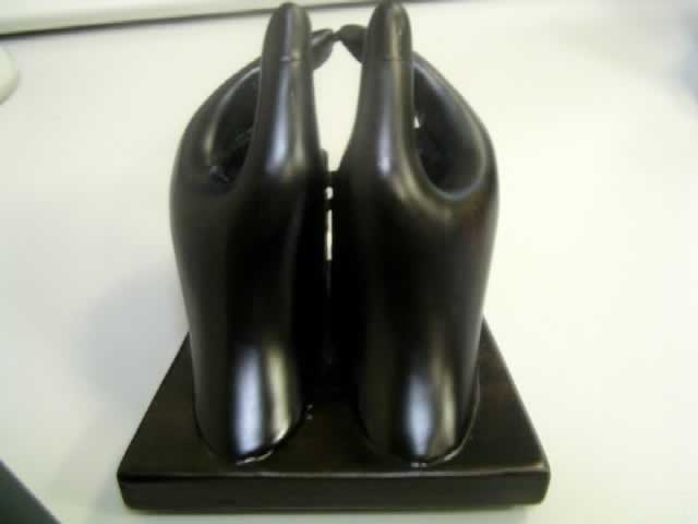 EBONY Male Hand Card Holder