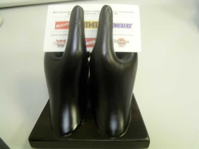 EBONY Male Hand Card Holder